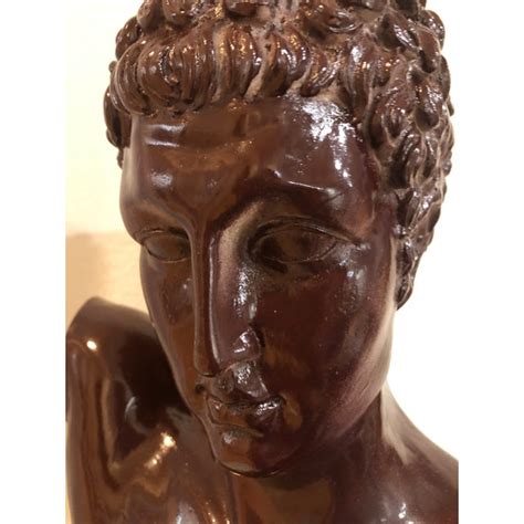 a santini bust of hermes black base|Bust of Hermes For Sale at 1stDibs.